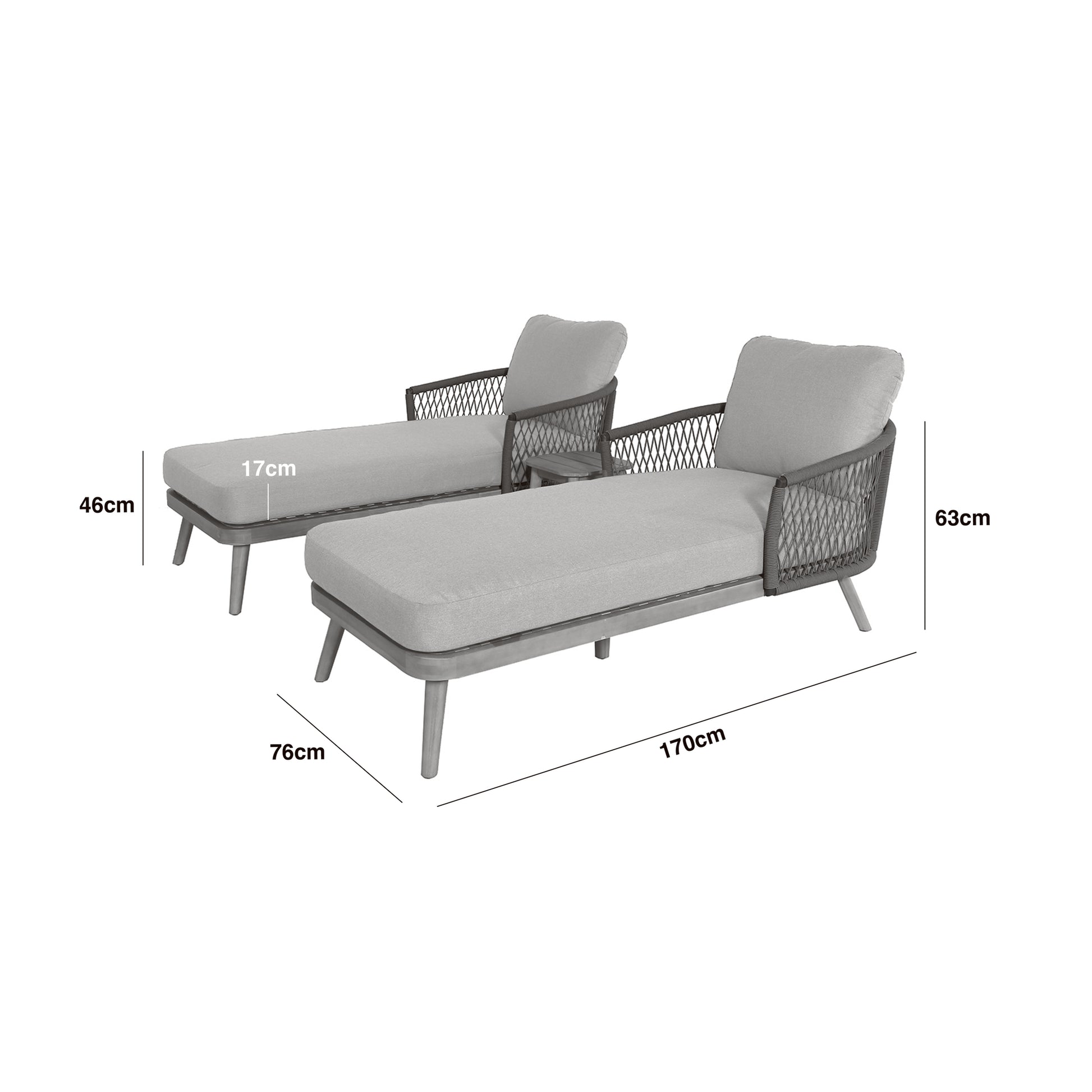 Buy contemporary outdoor reclining loungers for gardens and patios