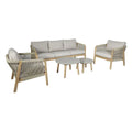 Buy contemporary rope weave patio furniture with armchairs