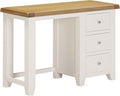 Buy ivory oak dressing table with three drawers