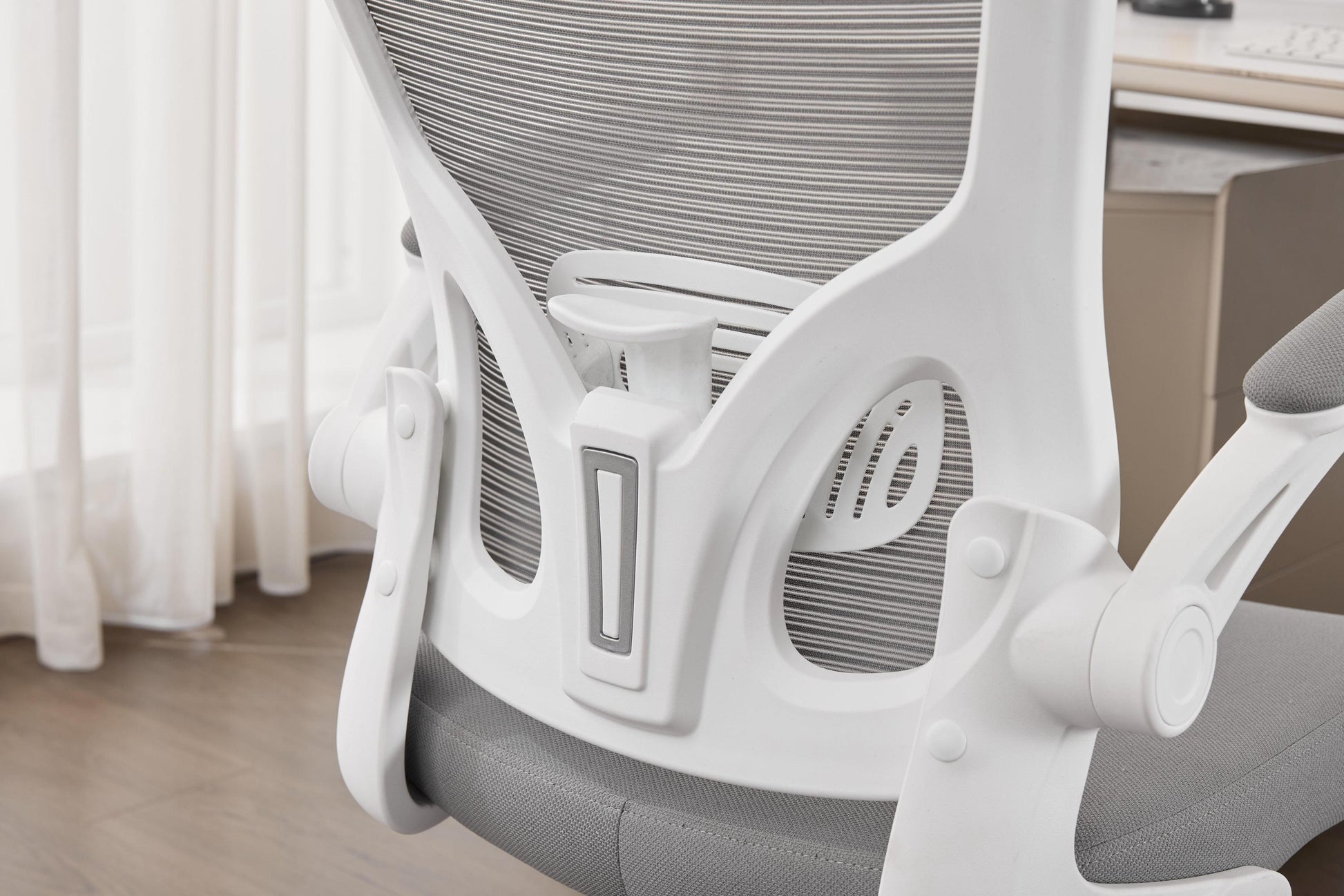 Buy modern ergonomic white office chair online UK