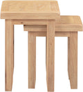 Buy natural oak tables with classic detailing