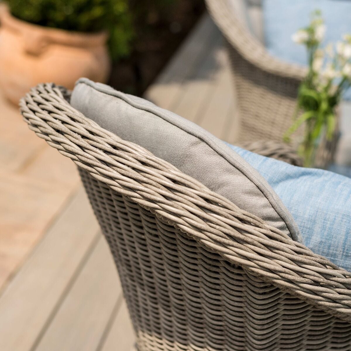 Buy online UK Maze Oxford PE rattan bistro set today
