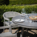 Buy stylish outdoor dining furniture with showerproof seat cushions