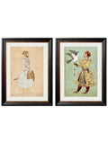 Buy sustainable wood framed antique Indian art Britain