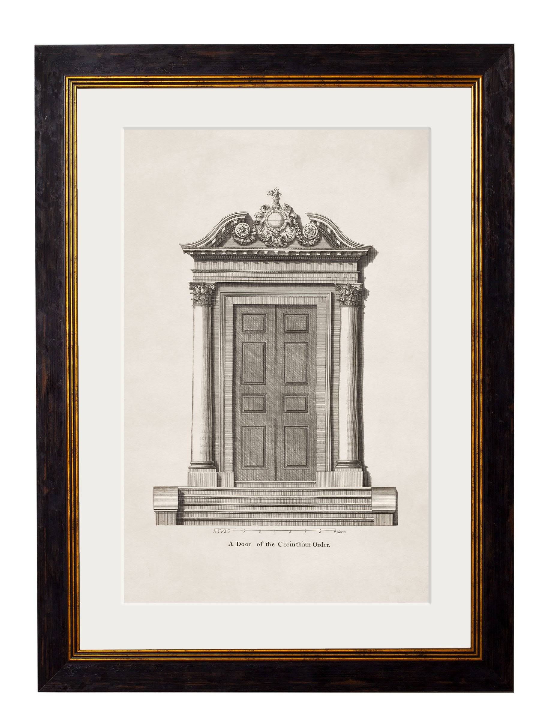 C.1756 Architectural Studies of Doors Framed Prints