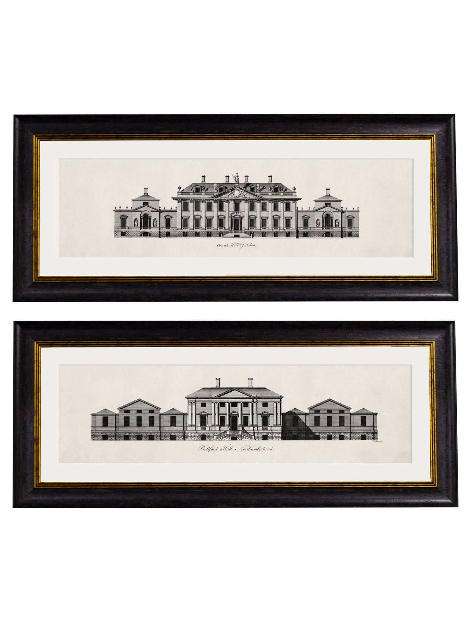 c.1737 Architectural Elevations of Stately Homes 