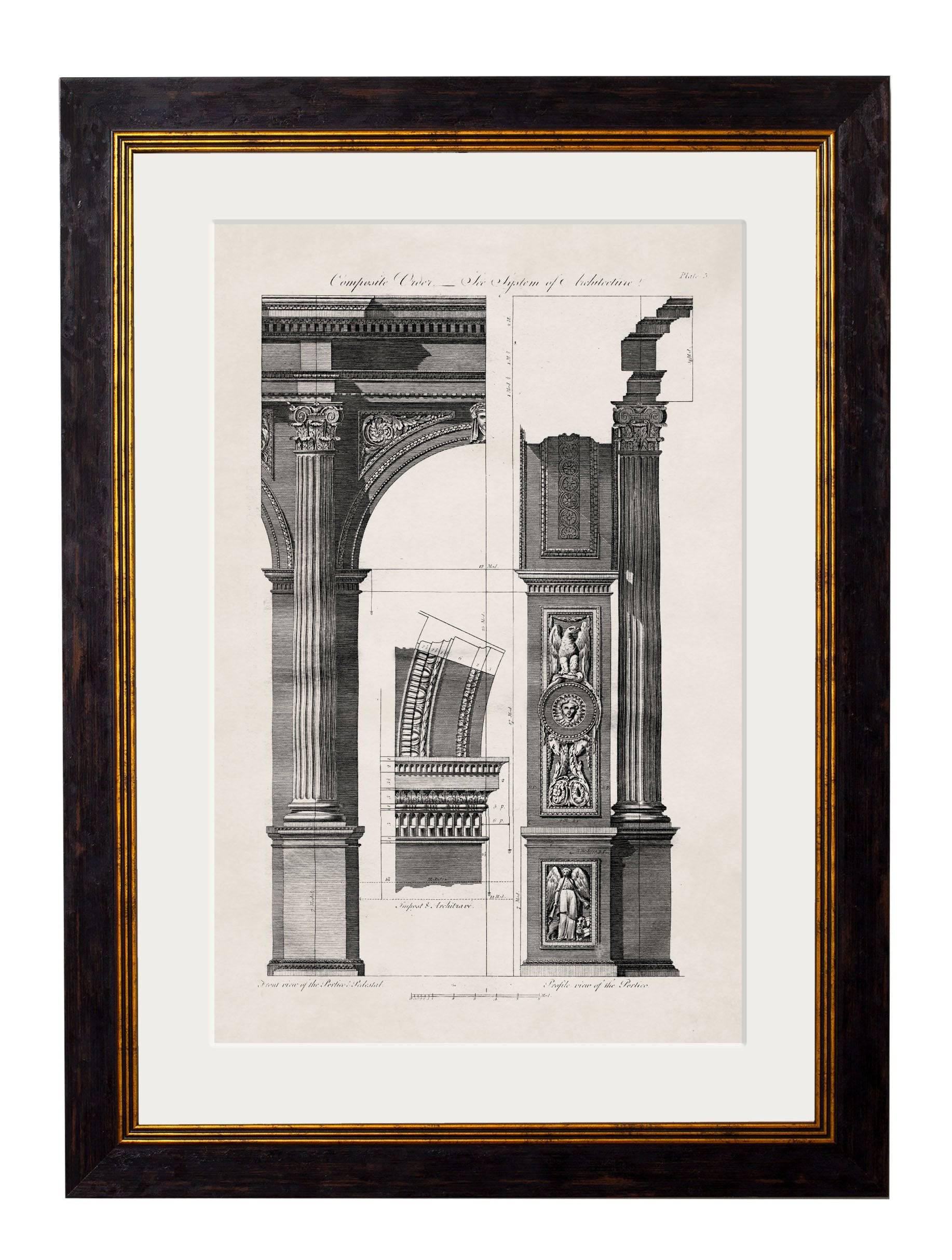 C1796 Architectural Studies of Arches Art Print 