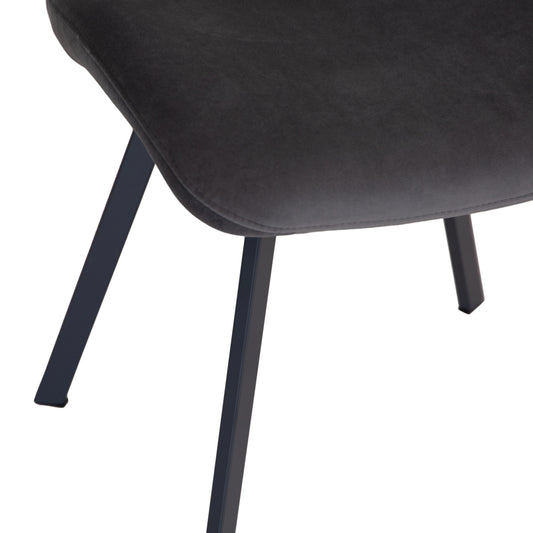 Essentials Dining Chair Graphite Velvet