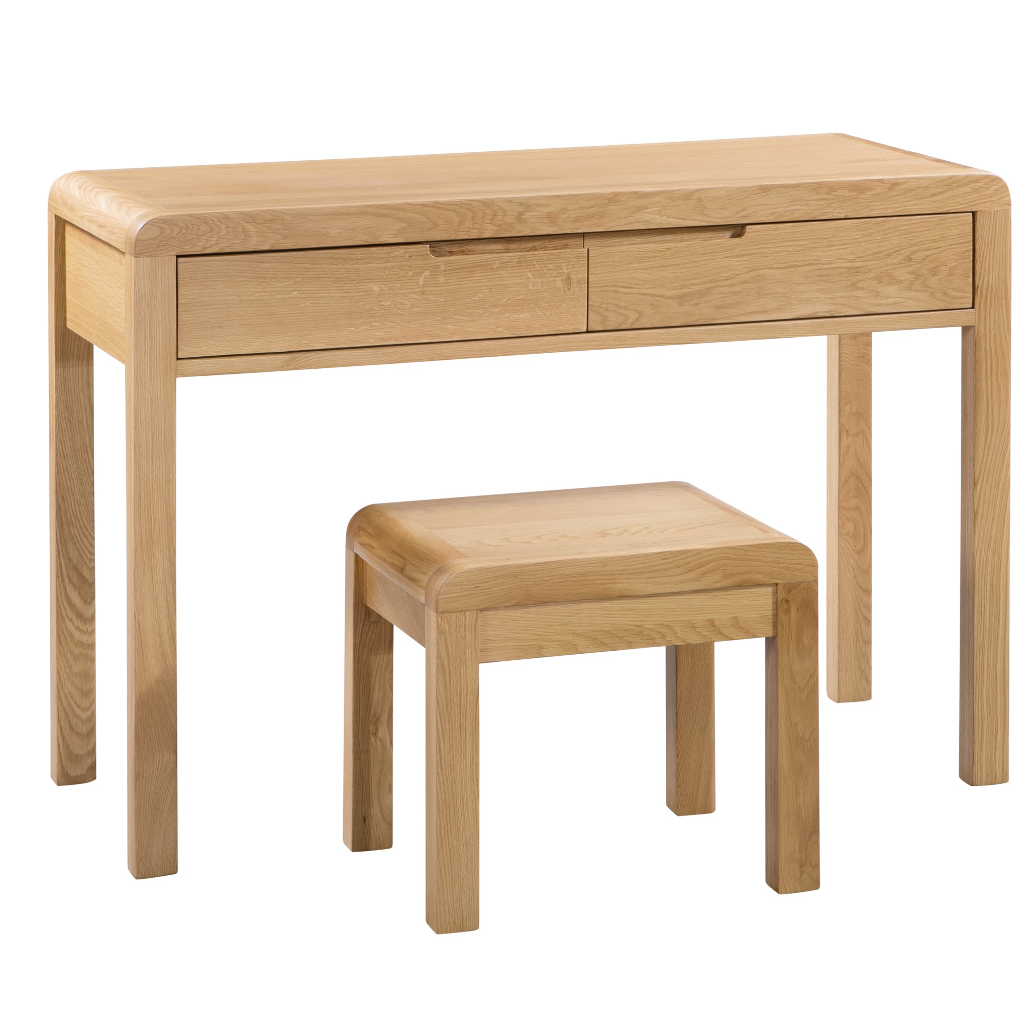 Curve 2 Drawer Dressing Table & Stool