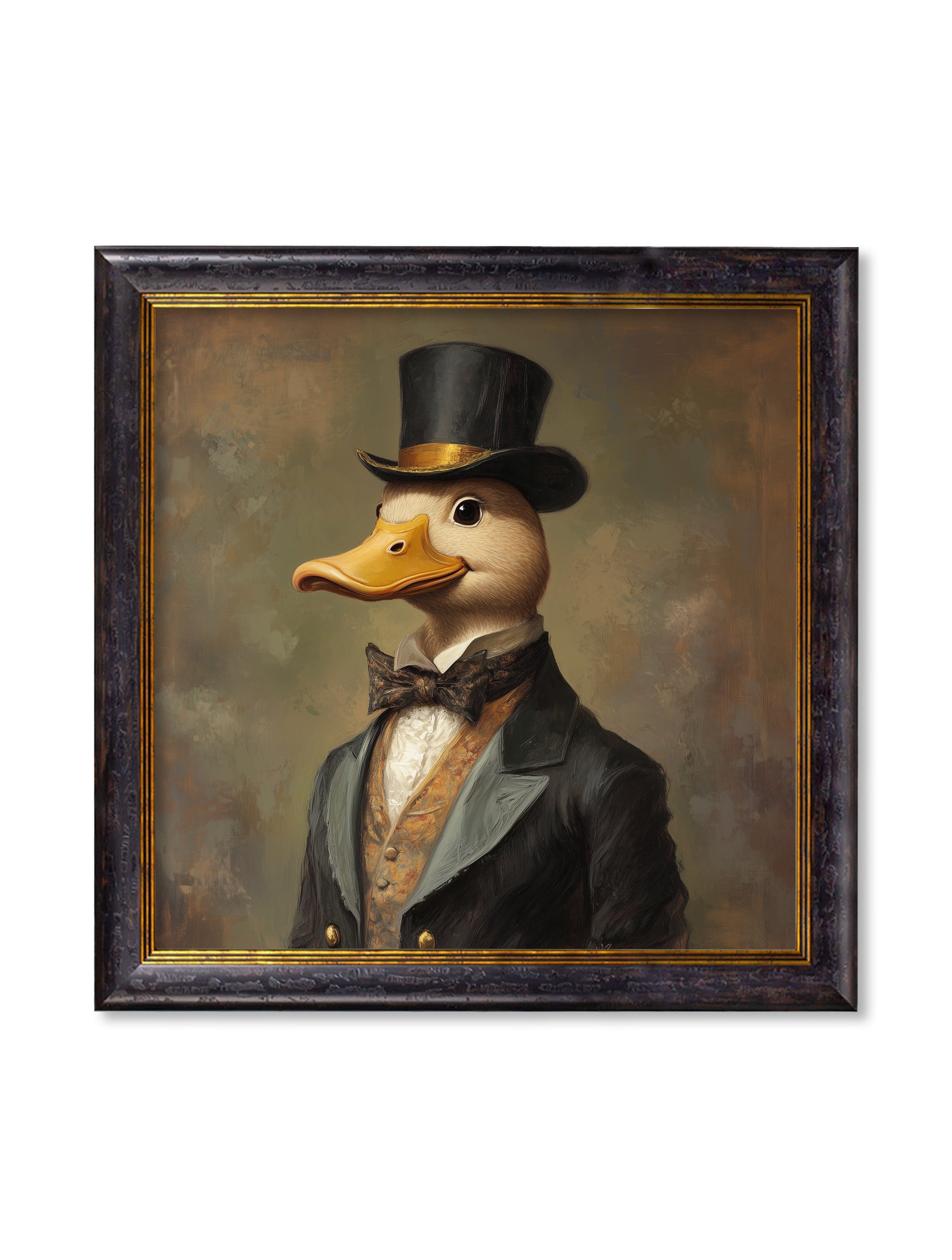 ]Captain Quackmore - Gentleman Duck Oxford Square Frame