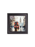 Choose London Bus wall art with historic city buildings