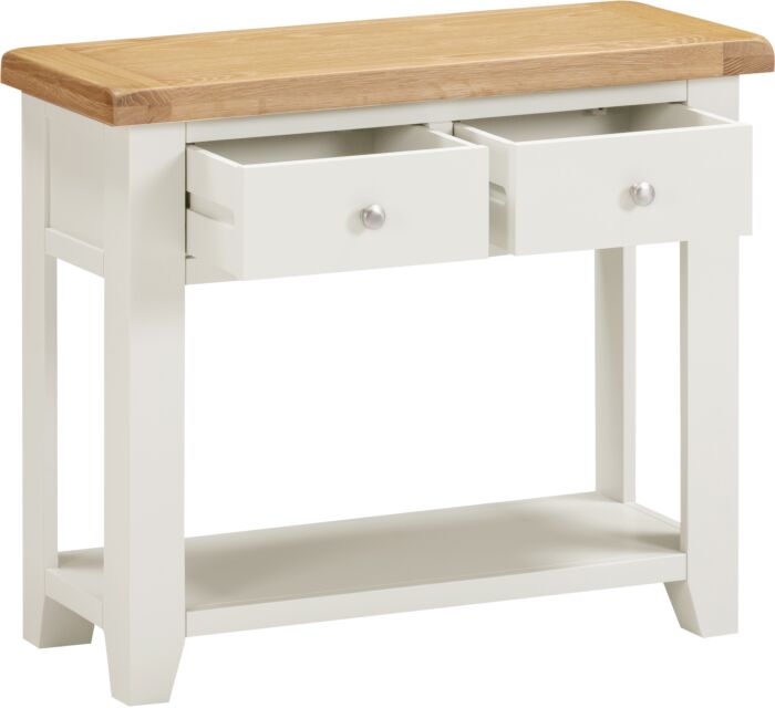 Choose Windsor 2 Drawer Oak Console