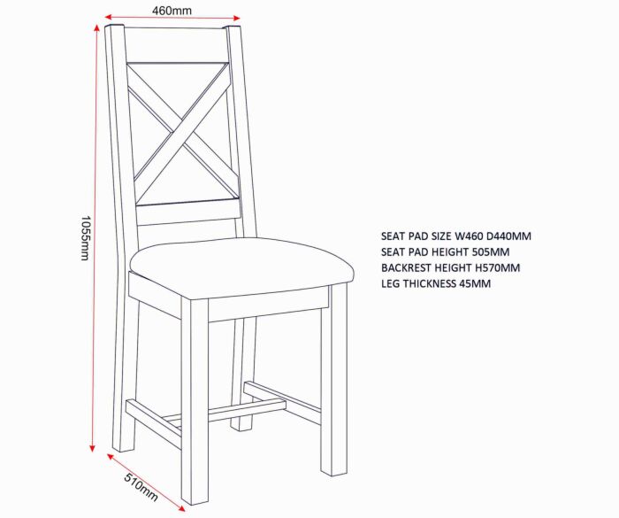 Choose Windsor Natural Oak Cross Back Seating