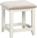 Choose ivory dressing table with oak accents