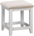 Choose pebble grey dressing table with oak accents