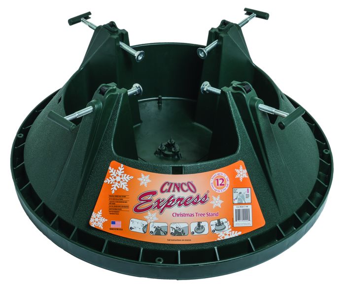 Cinco Express Plastic Black Christmas Tree Stand
