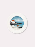 The Coastal House - Oxford White Round Frame - Blythe Living