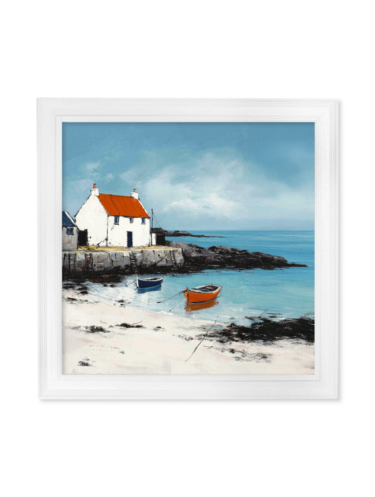 The Coastal House - White Hurstwood Square Frame - Blythe Living