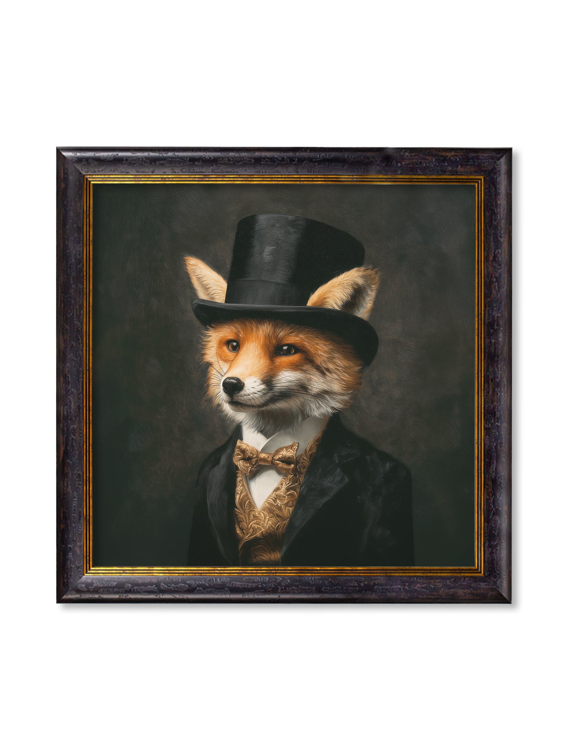Count Foxalot - Gentleman Fox Oxford Square Frame
