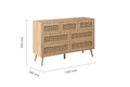 Croxley rattan bedroom chest of drawers for sale free UK delivery
