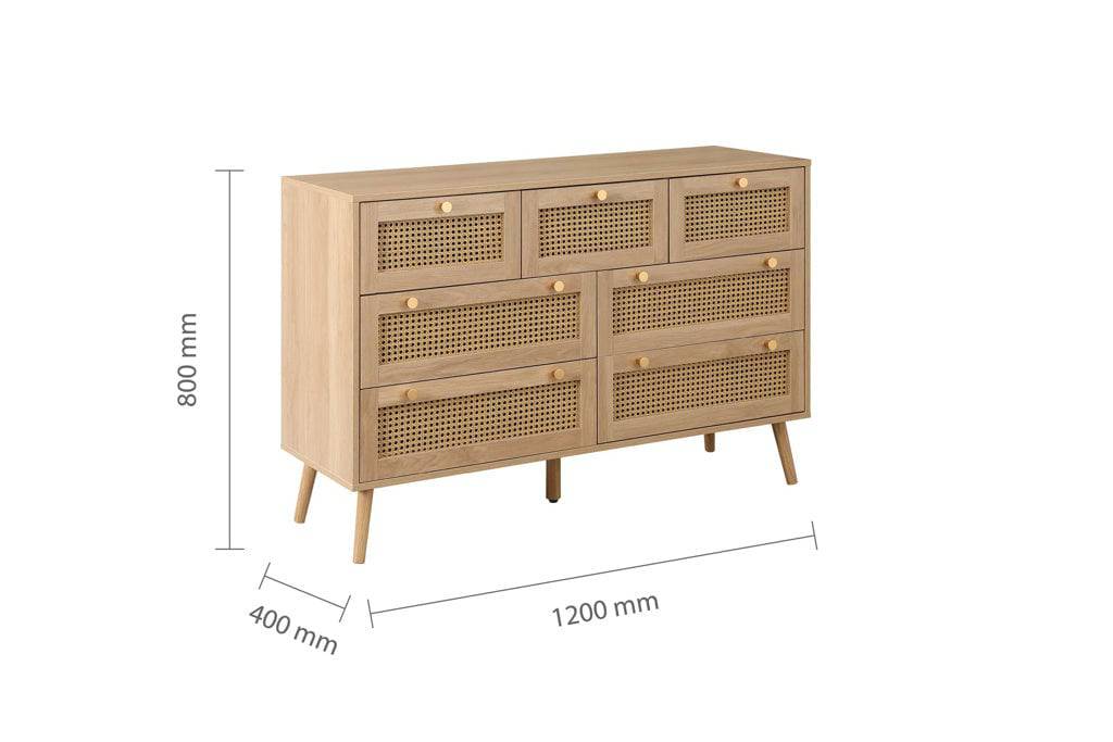 Croxley rattan bedroom chest of drawers for sale free UK delivery
