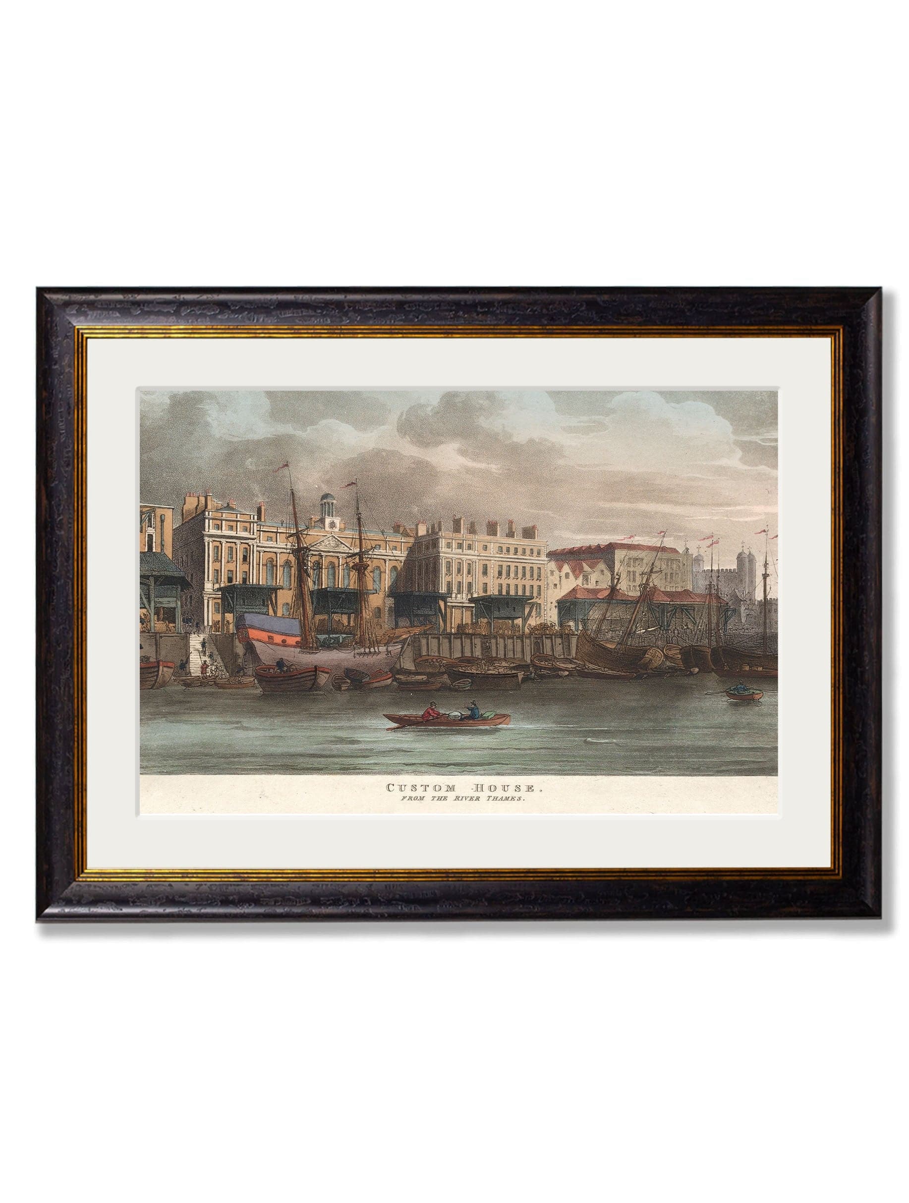 c.1808 Custom House from the River Thames - Blythe Living