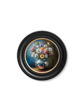 Disco Wildflowers - Oxford Round Frame - Blythe Living
