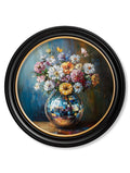 Disco Wildflowers - Oxford Round Frame - Blythe Living