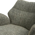 Discover Baltimore Tweed Green Swivel Dining Chair for sale UK