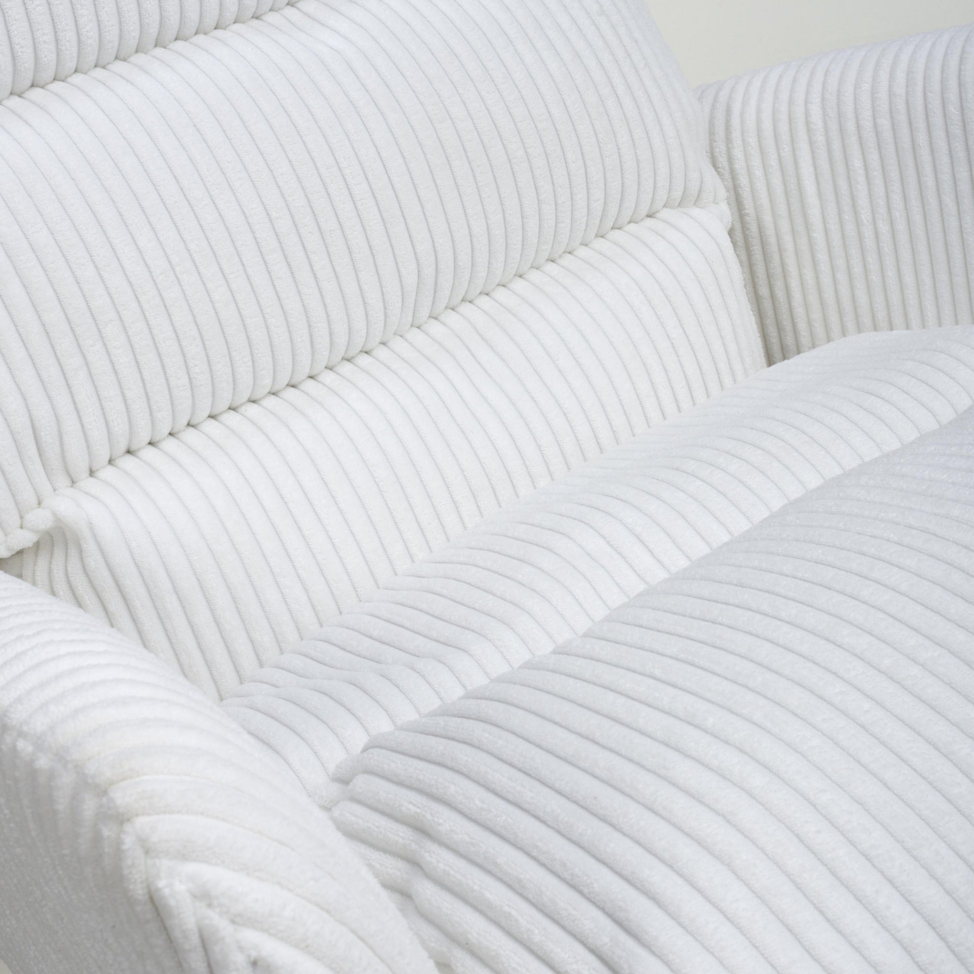 Discover Cassidy Corduroy White Swivel Chair for sale UK