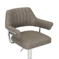 Discover Cortez Leather Effect Charcoal Bar Stool for sale UK
