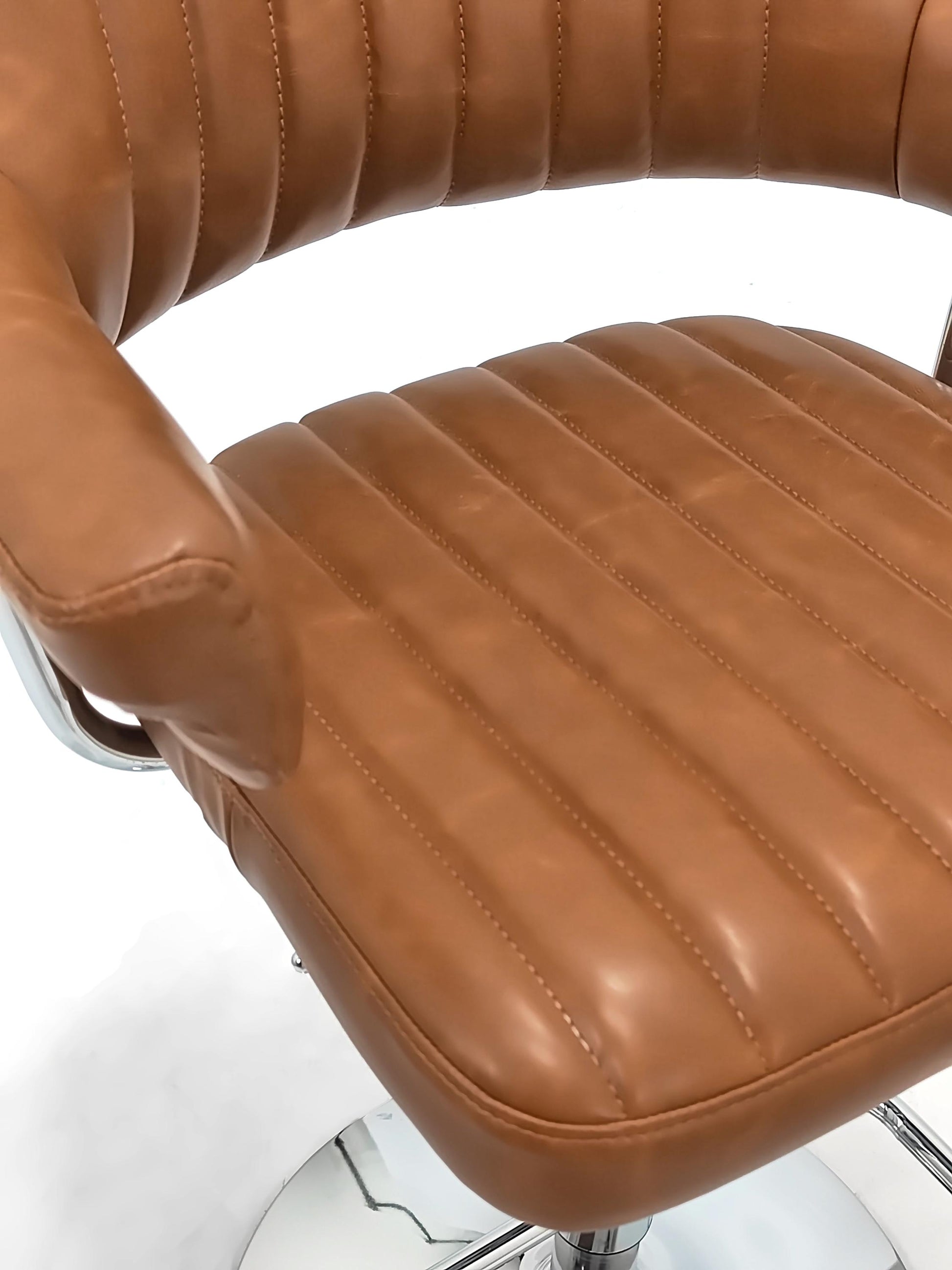 Discover Cortez Leather Effect Tan Bar Stool for sale UK