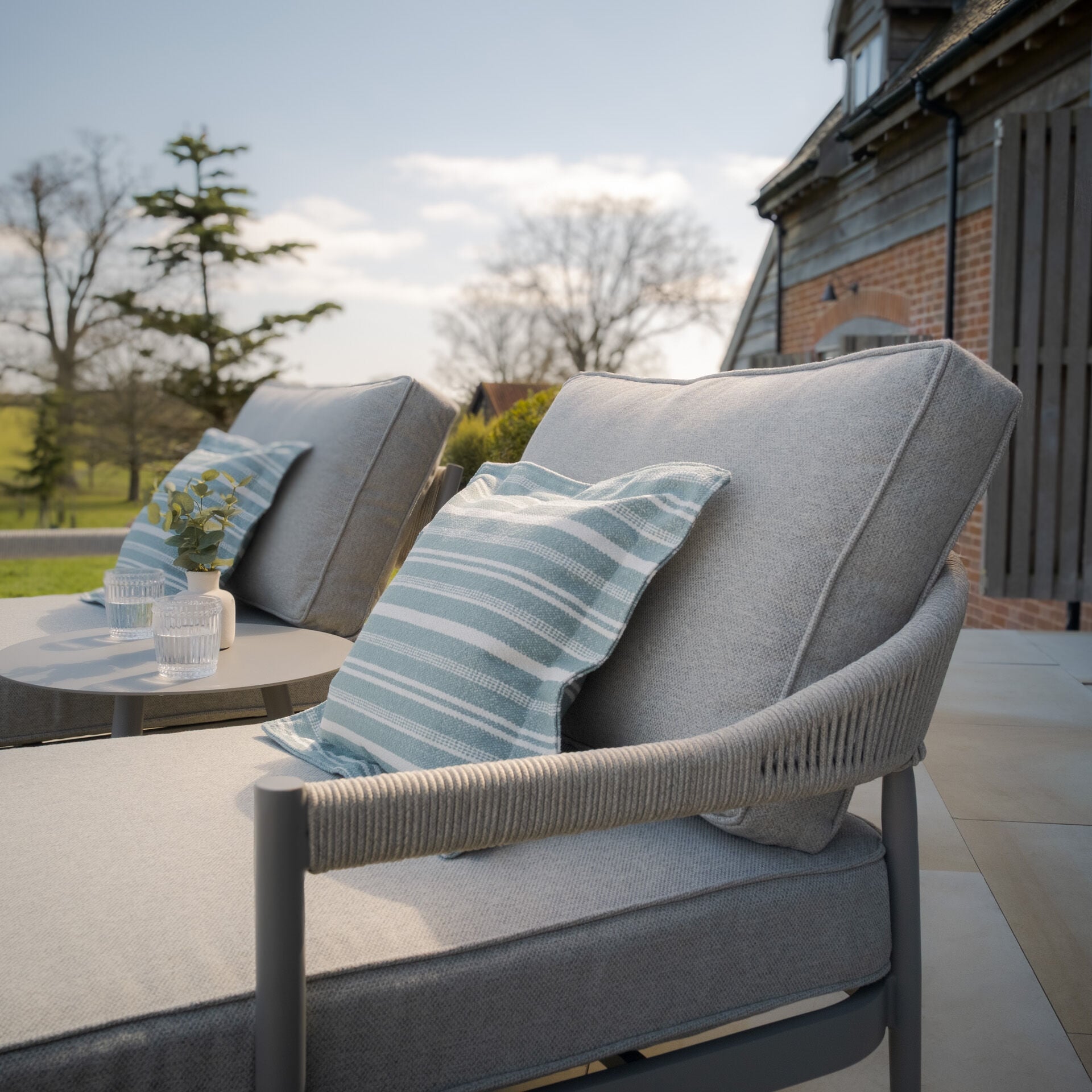 Discover Florence Rope Weave Sunlounger Set for sale now
