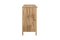 Discover Hampstead wide oak effect six drawer chest UK bedroom
