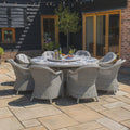 Discover Maze Oxford 8 Seat Round Dining Set