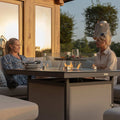 Discover Maze Pulse Square Fire Pit Dining Set