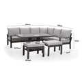 Discover Maze Vancouver Dove Grey Dining Set