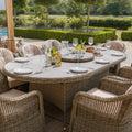Discover Maze Winchester 8 Seat Oval Dining Set