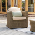 Discover Maze Winchester Deluxe Corner Set curved rattan arms
