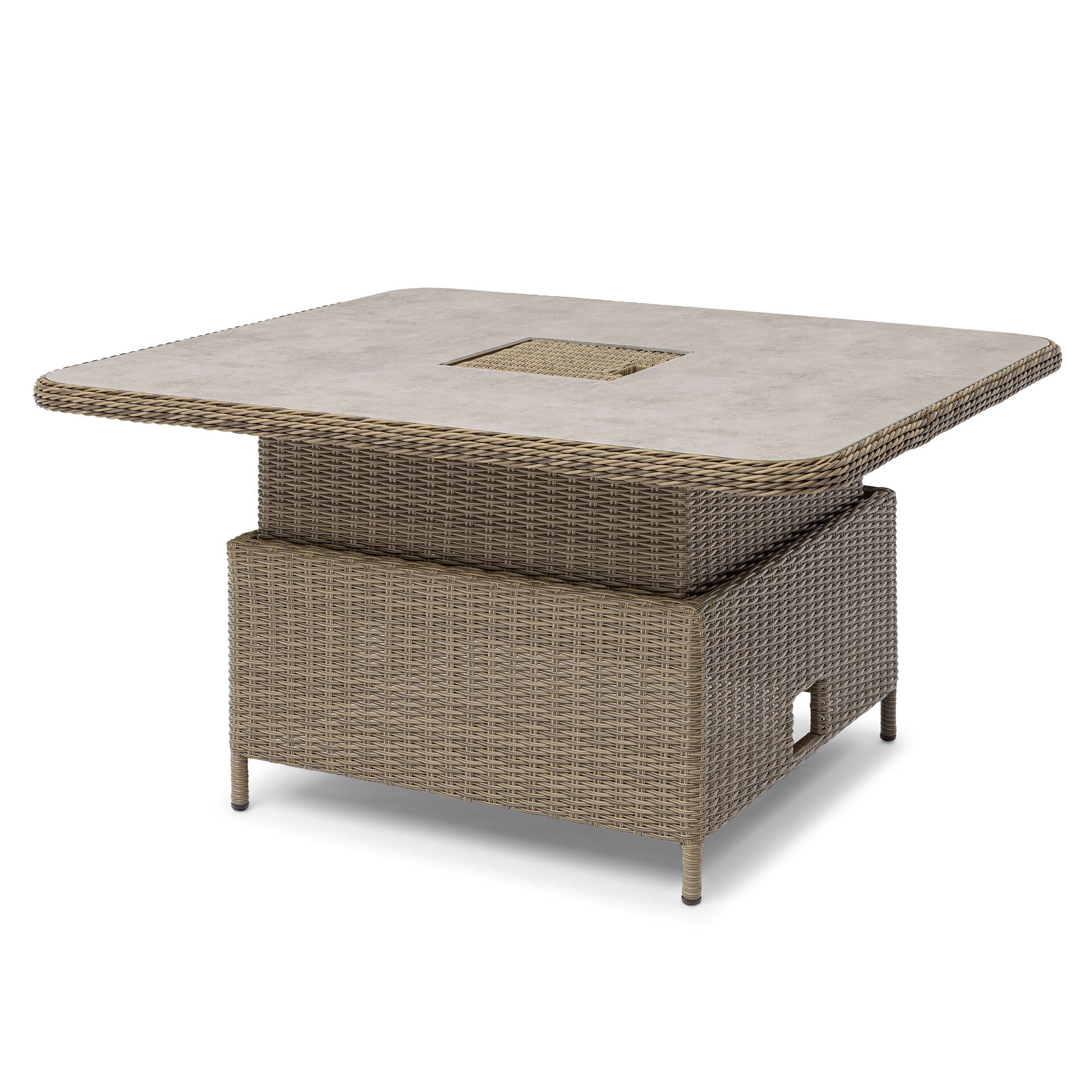 Discover Maze Winchester Royal Rattan Sofa Set with ice bucket included
