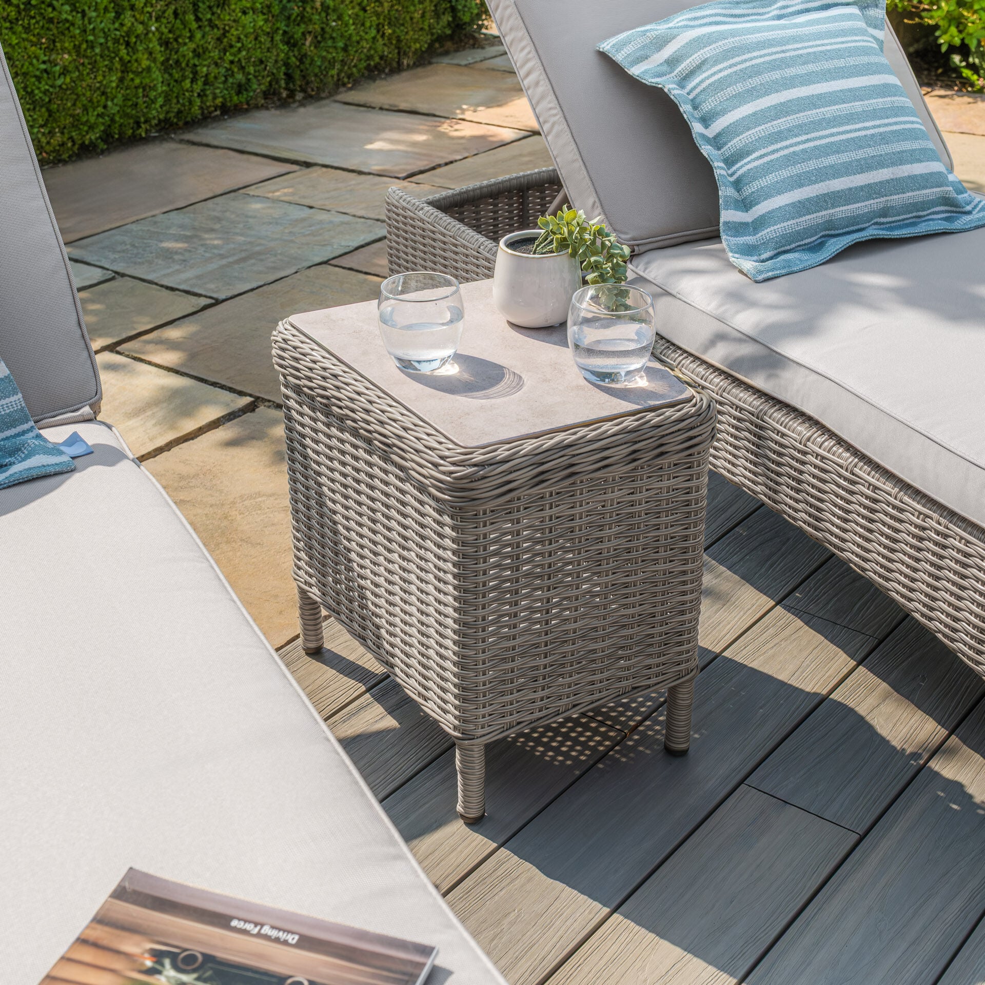 Discover Oxford Rattan Sunlounger Set for sale now
