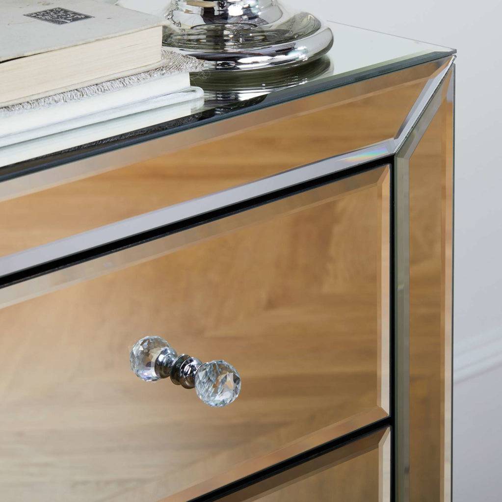 Discover Palermo mirrored 7 drawer chest buy online UK
