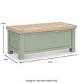 Discover Salcombe Blanket Box Sage at Blythe Living
