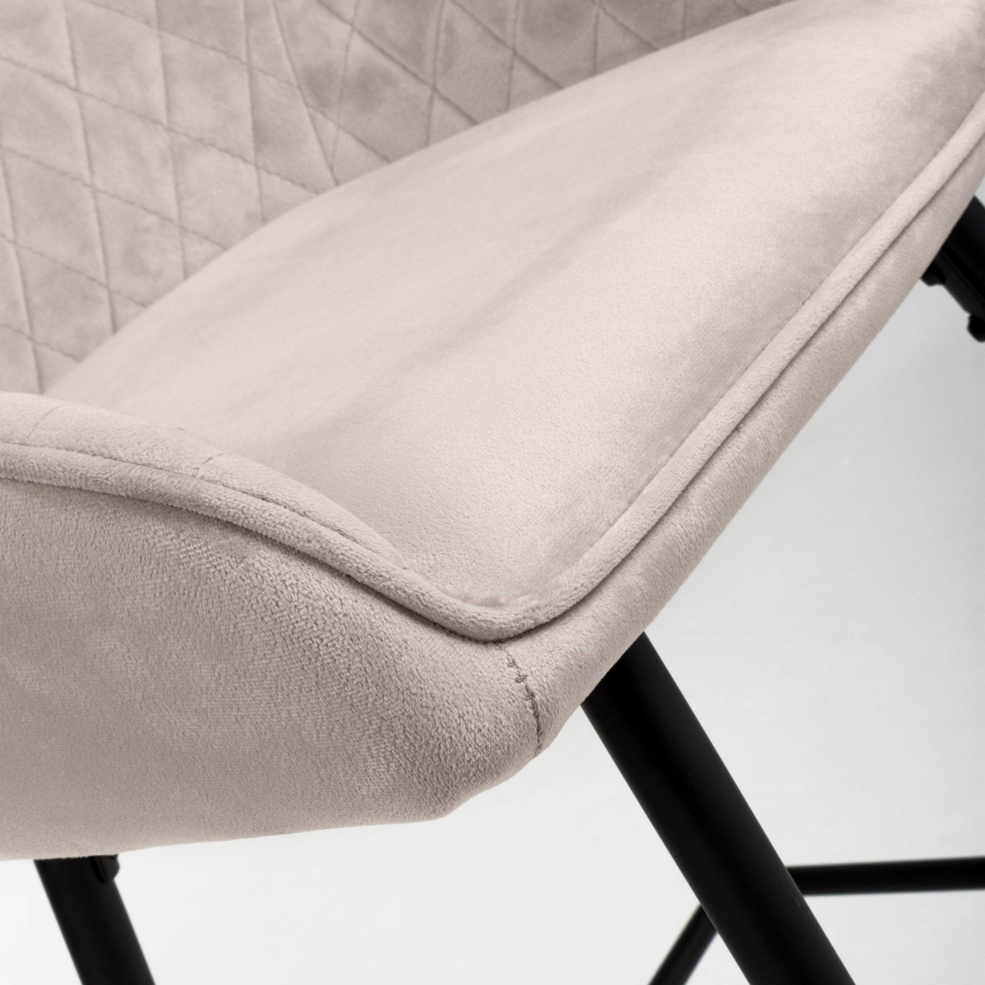 Discover Savanna Brushed Velvet Mink Bar Stool for sale UK