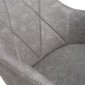 Discover Serena Leather Effect Charcoal Bar Stool for sale UK