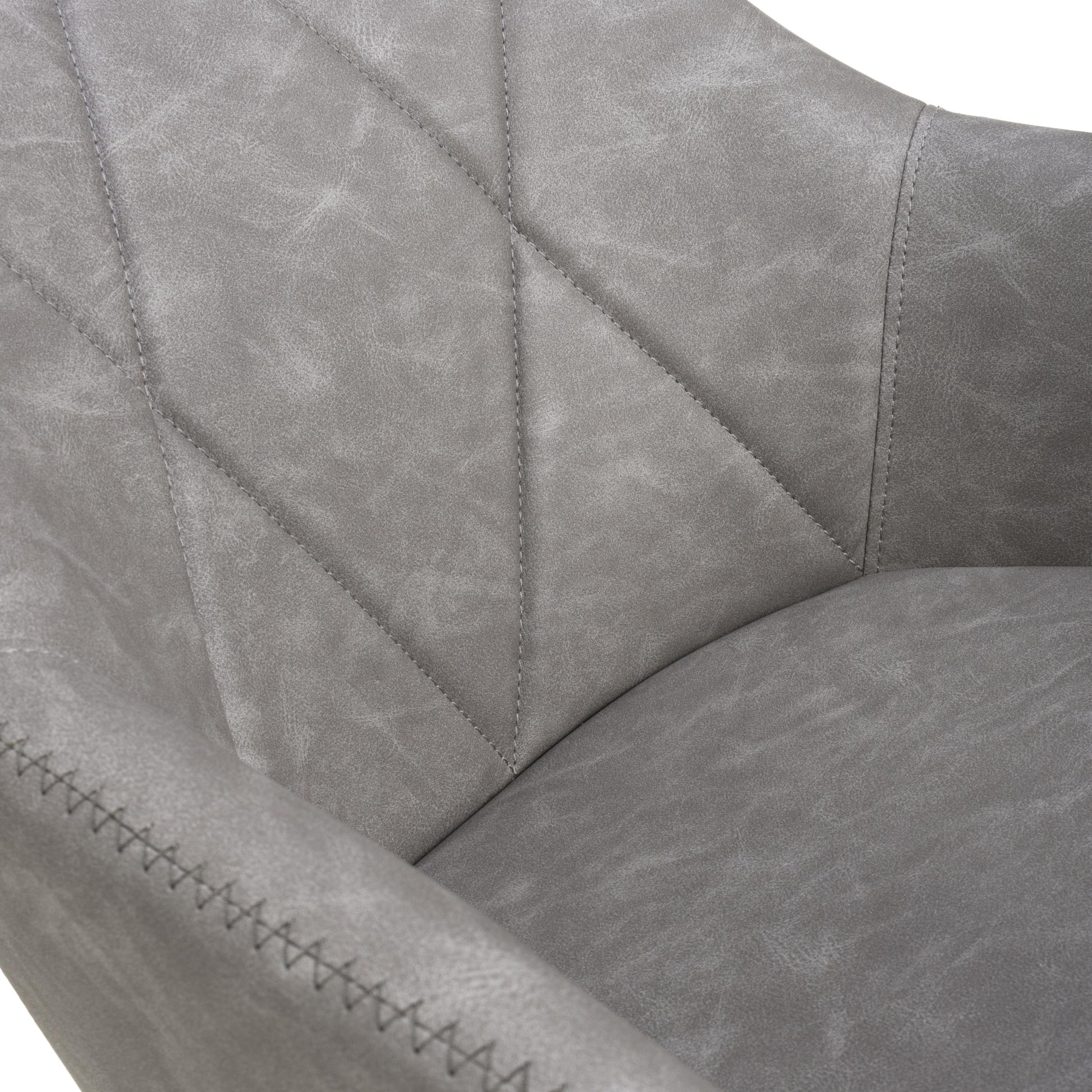 Discover Serena Leather Effect Charcoal Bar Stool for sale UK