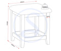 Discover Windsor bedroom stool with a classic finish