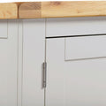 Discover the classic design of the Windsor Pebble Grey/Oak Wardrobe