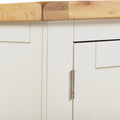 Discover the classic two-tone design of the Windsor Ivory/Oak Wardrobe