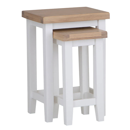 Nova Nest of 2 Tables White